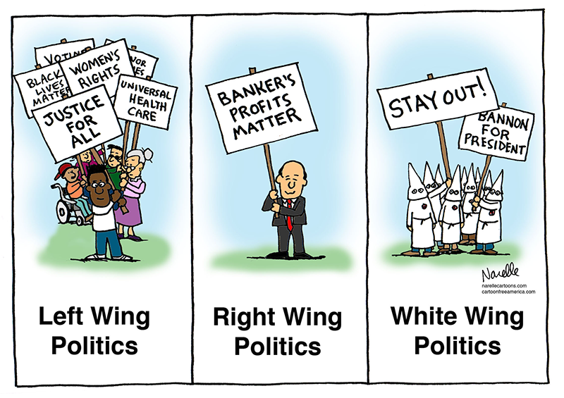 Left Wing, Right Wing, White Wing Politics - Brian Narelle