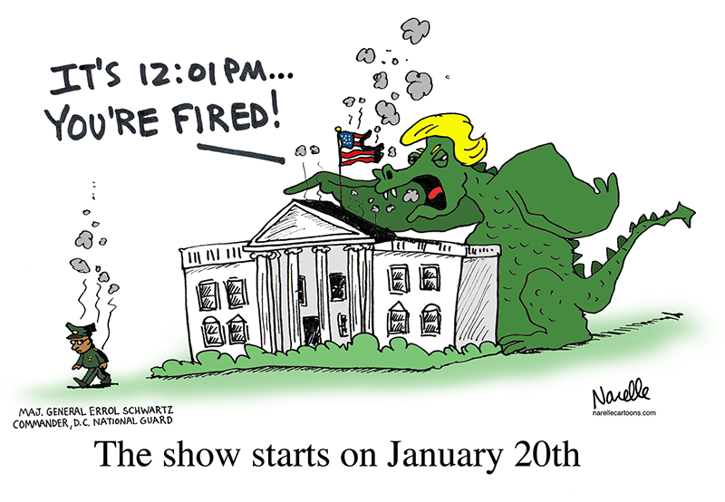 ''It's 12:01 PM... You're Fired!'' The show starts on January 20th - Brian Narelle